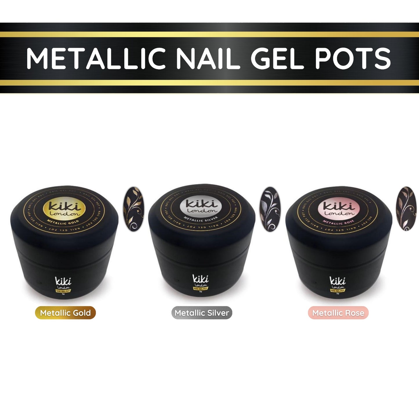 Metallic Gel Pot Gold