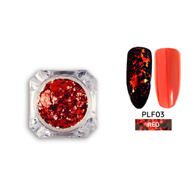 Platinum Flakes Red