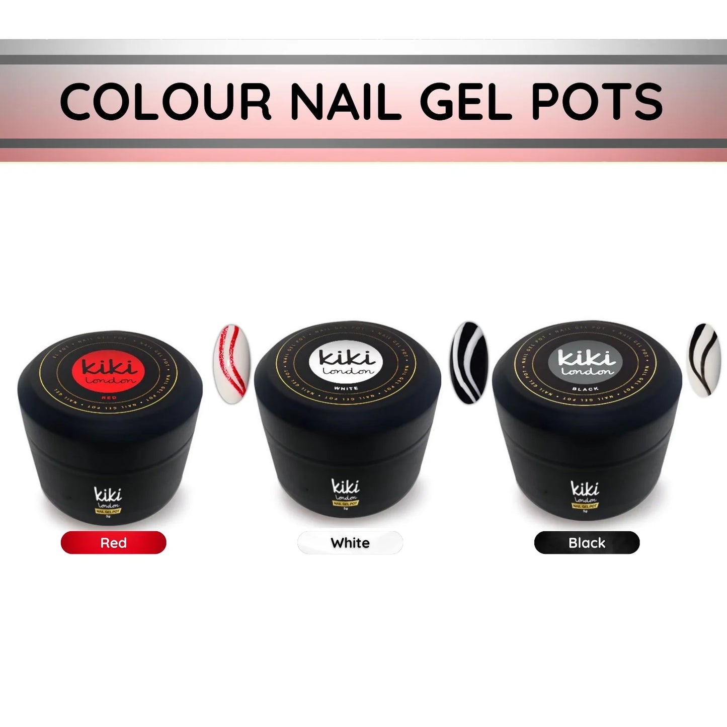 Colour Nail Gel Pots GP03 Rood