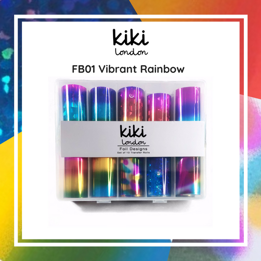 Nail Foil Vibrant Rainbow - Kiki London Benelux